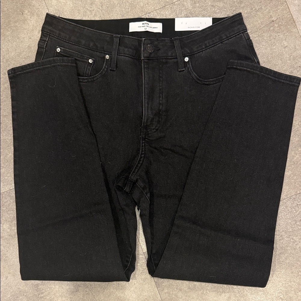 Ricki's Women's High Rise Black Jeans